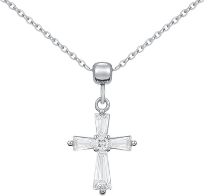 Dainty 14K Gold Choker Cross Charm Necklace for Women, Cross Gold Pendant Necklace Trendy Non Tarnish