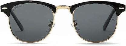 Polarized Sunglasses for Women and Men Semi Rimless Frame Retro Sun Glasses AE0369
