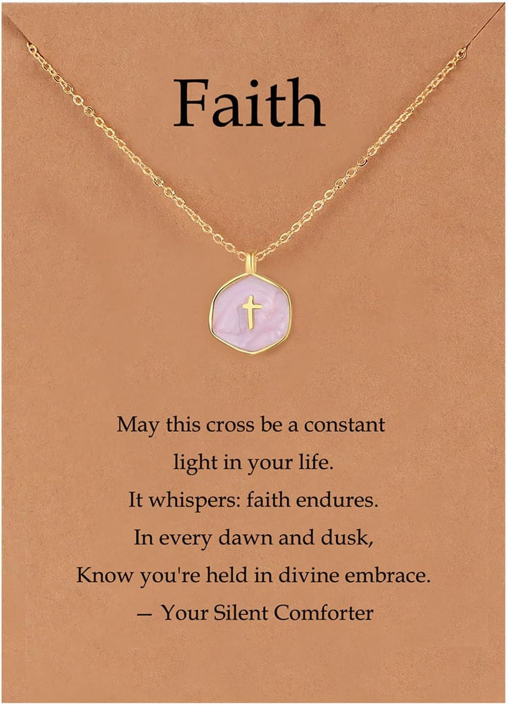 Small Cross Necklace for Women, Dainty 14K Gold Plated Cross Pendant Necklace, Everyday Simple Cross Charm Choker Minimalist Religious Jewelry Cute Trendy Gifts