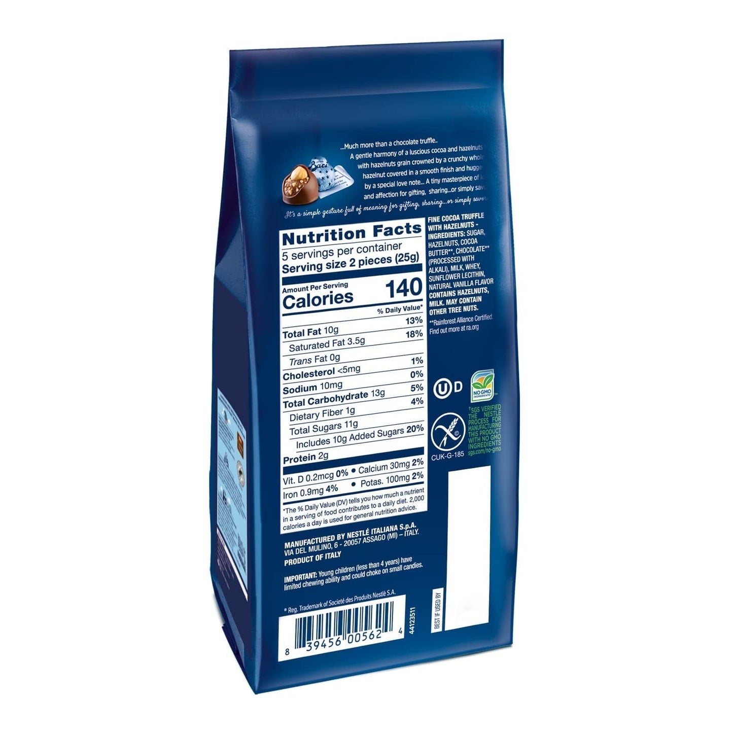 Milk Chocolate Truffle Bag, 4.4 Ounce (Pack of 4)