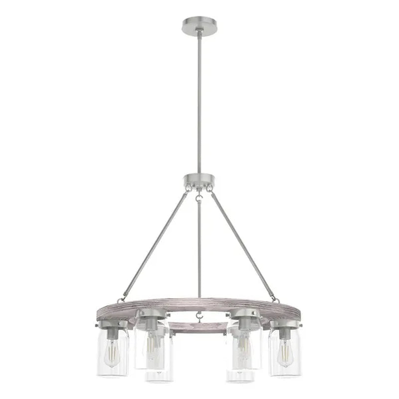 Hunter Fan Company Devon Park 6 Bulb Hanging Chandelier Indoor Light Fixture