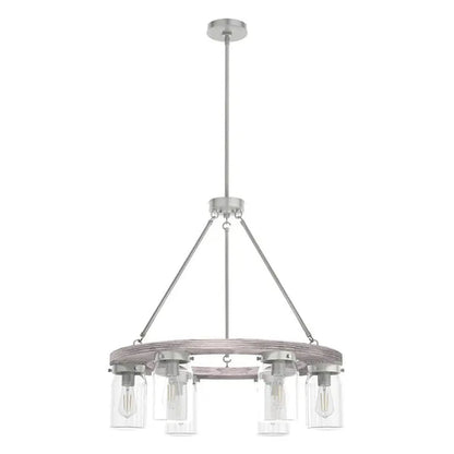 Hunter Fan Company Devon Park 6 Bulb Hanging Chandelier Indoor Light Fixture