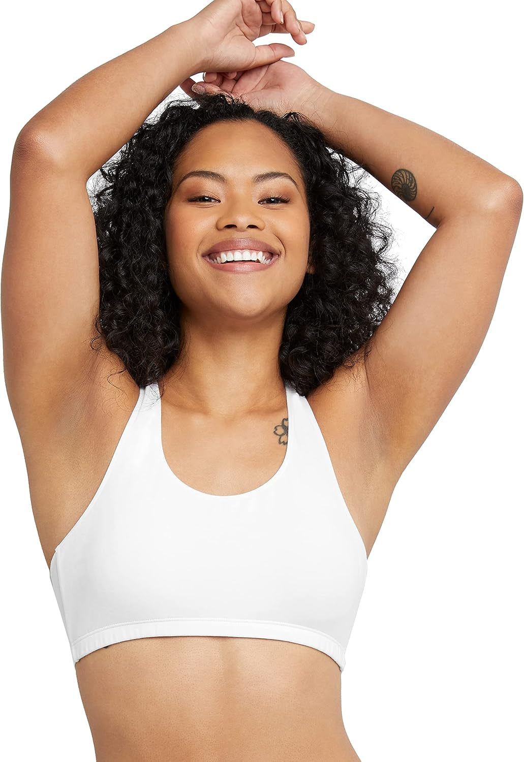 Women'S Racerback Cotton T-Back Bralette (3 Pack) - WORLD TIME VISITS