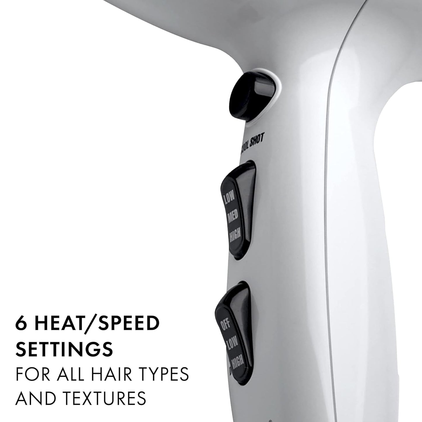Pro Artist Tourmaline 2000 Turbo Hair Dryer, White