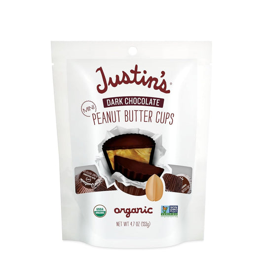 , Mini Dark Chocolate Peanut Butter Cups, 4.7 Oz