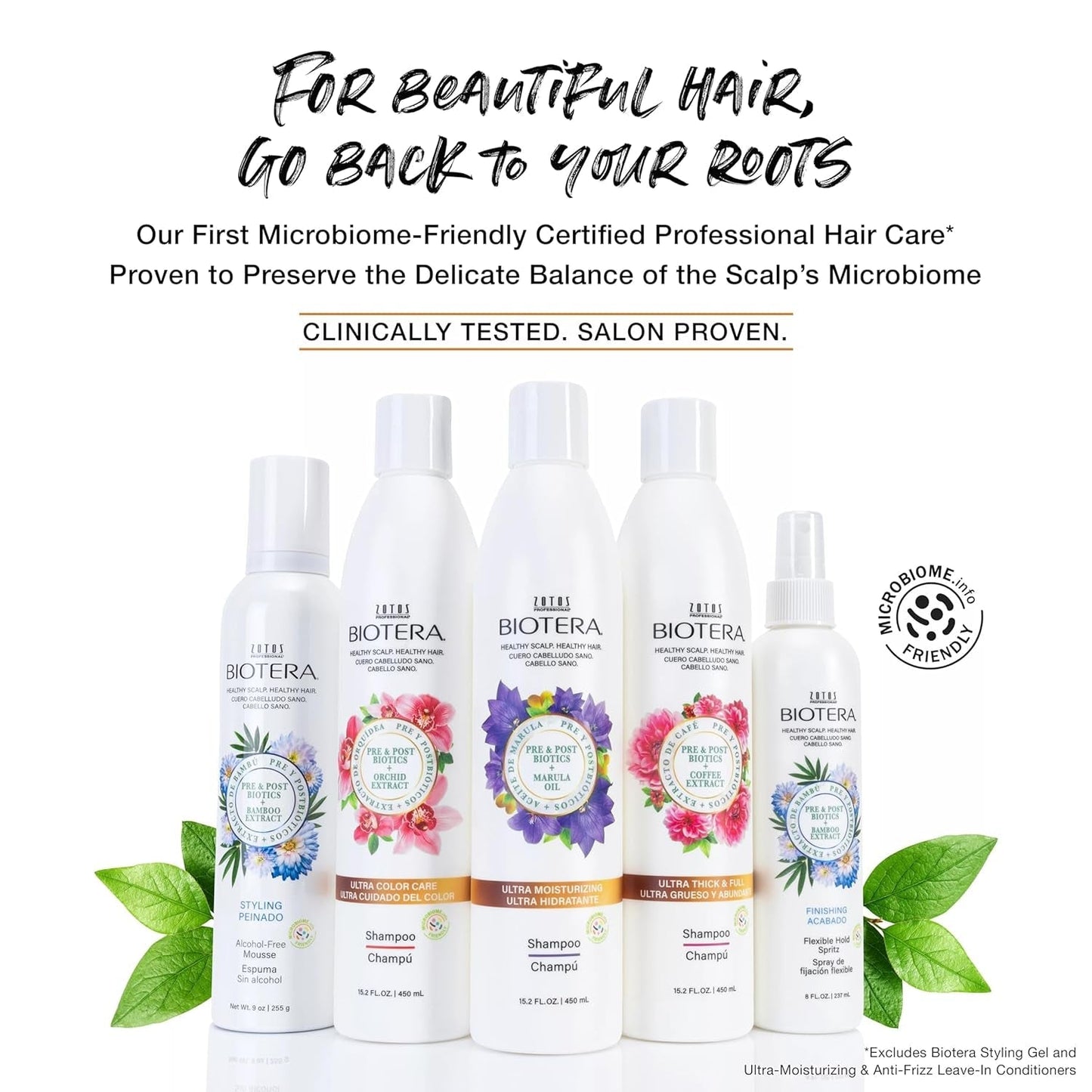 Biotera Styling Fragrance-Free Firm Hold Hair Spray | UV & Heat Protection | 50 VOC | Vegan & Animal Test Free | Paraben & Sulfate Free | Color-Safe | 9 Fl Oz
