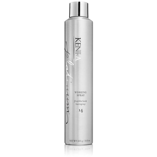 Kenra Platinum Working Spray 14 | Flexible Hold Hairspray | Fast-Drying, Non-Sticky | Creates Volume & Texture | Leaves Hair with Frizz-Free Shine | All Hair Types - WORLD TIME VISITS