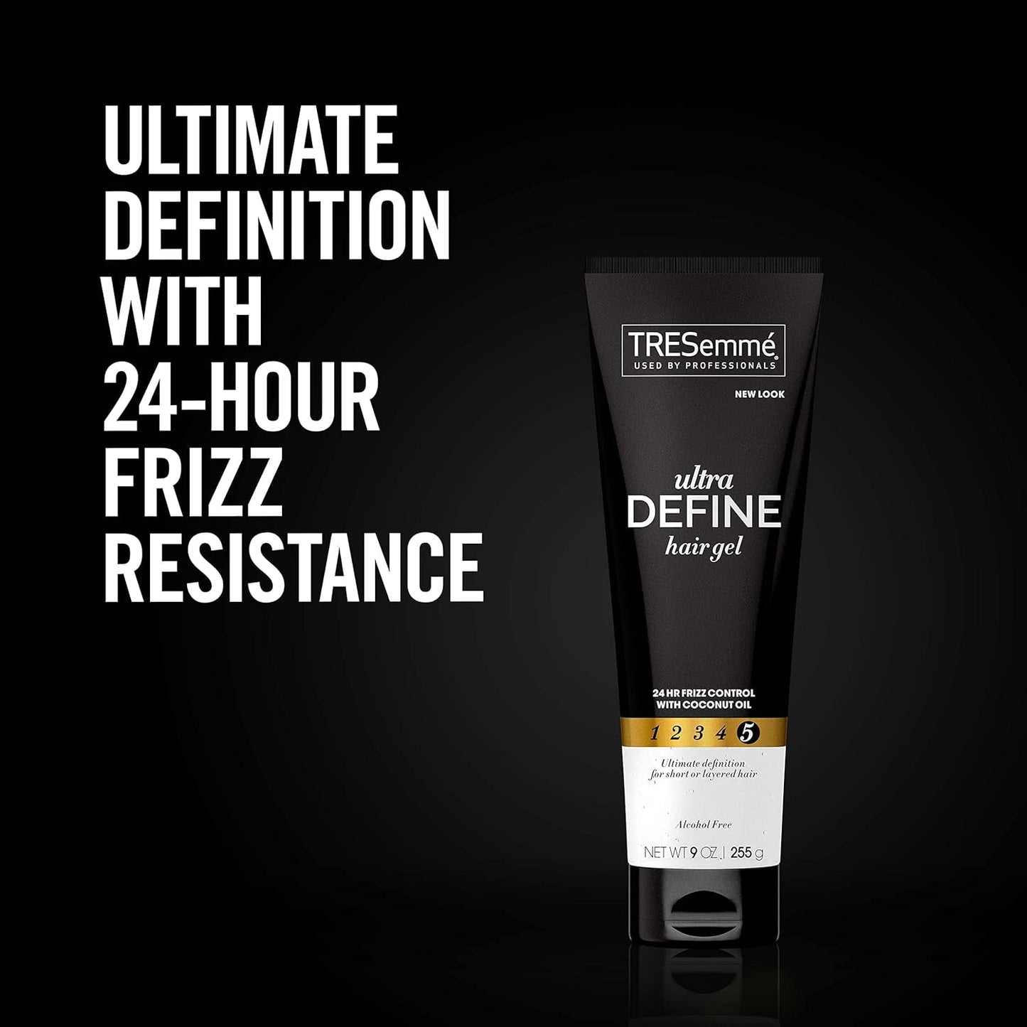 Hair Gel, Ultra Firm Control, Frizz Control Volumizing Hair Products, Curly Hair Gel Holds in High Humidity, 9 Oz.