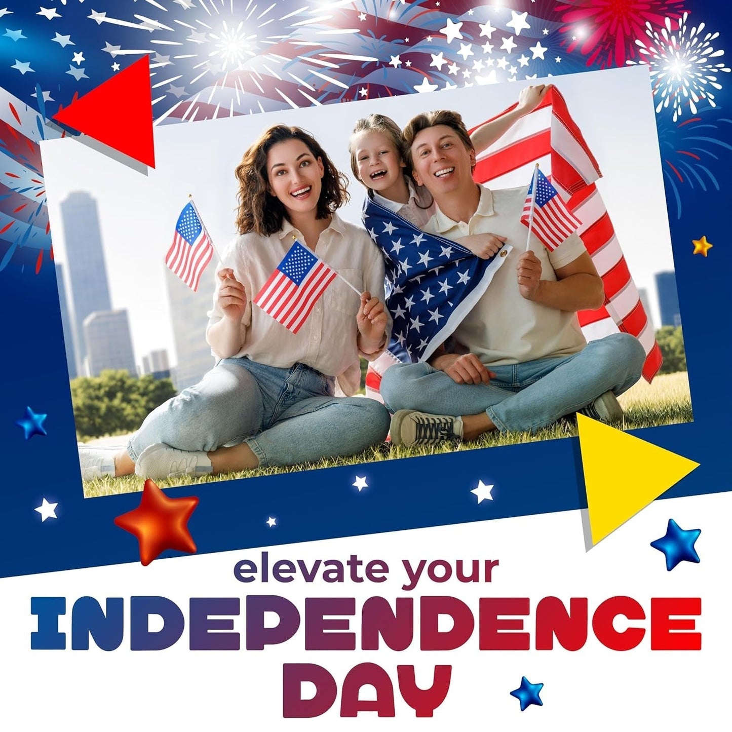 Patriotic Candy, Independence Day Chocolate Mix - HERSHEY’S KISSES and NUGGETS, HERSHEY’S COOKIES ‘N’ CREME Bar, Reesescups (3 Pound Bag - Approx. 160 Count)