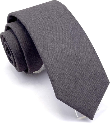2.8"（7Cm） Plaid/Striped Necktie Tartan Woven TR Material Tie + Gift Box - WORLD TIME VISITS