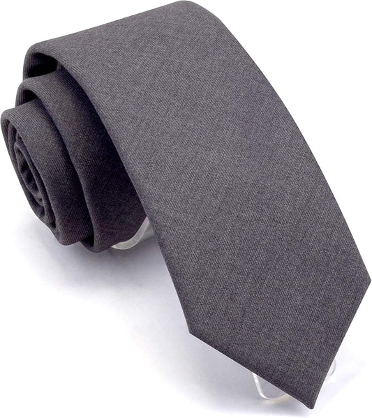2.8"（7Cm） Plaid/Striped Necktie Tartan Woven TR Material Tie + Gift Box - WORLD TIME VISITS