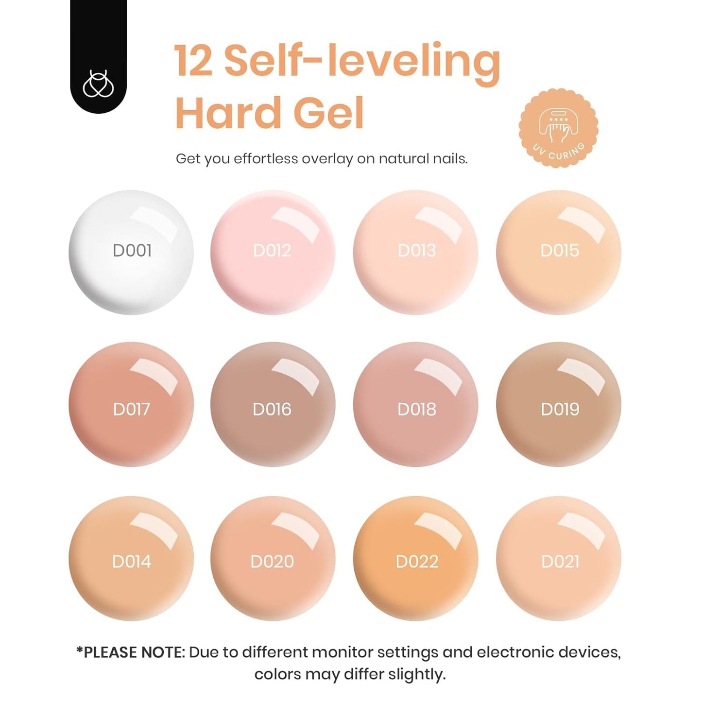 Beetles Builder Gel for Nails 12 Color Clear Nude Pink Brown Builder Gel Nail Kit 8-In-1 Gel Builder in a Bottle Nails Extension Strengthener Gel for Thin and Damaged Nails