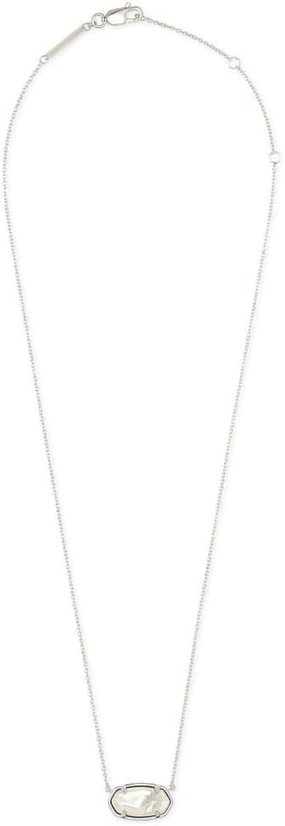 Elisa Pendant Necklace in Sterling Silver, Fine Jewelry for Women - WORLD TIME VISITS