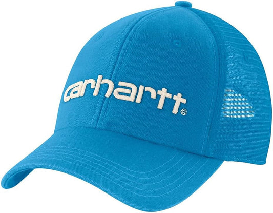 Men'S Canvas Mesh-Back Logo Graphic Cap