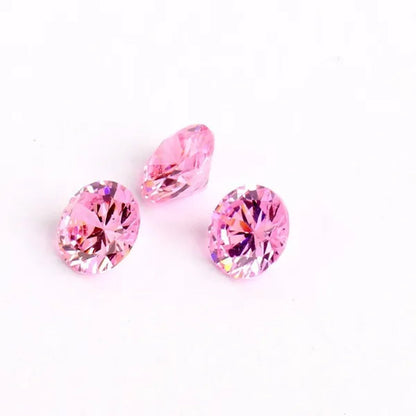 4Mm 50Pcs/Pack Cubic Zirconia Stone Loose Crystal Beads for Jewelry Making Findings