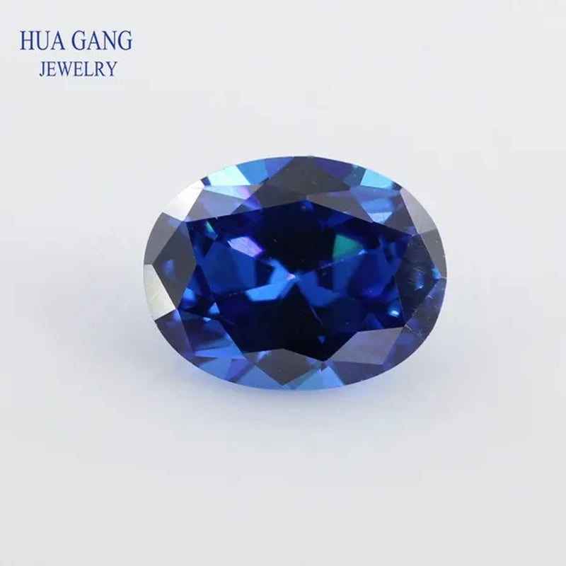 AAAAA VVS1 LOOSE GEMSTONE EXQUISITE 9.03CT ROYAL BLUE SAPPHIRE 10X14Mm OVAL CUT - WORLD TIME VISITS