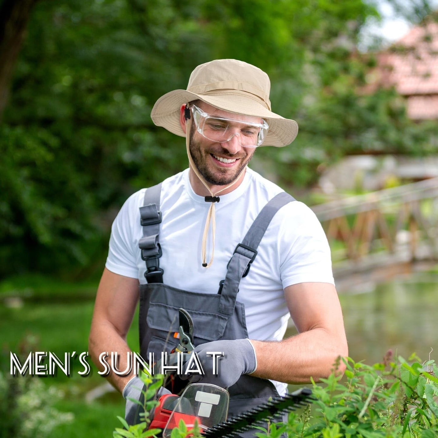Outdoor Quick-Drying Sun Hat for Men, Summer Man Foldable Sun Protection Wide Brim Sun Hats Bucket Hats Beach Hat UPF 50+