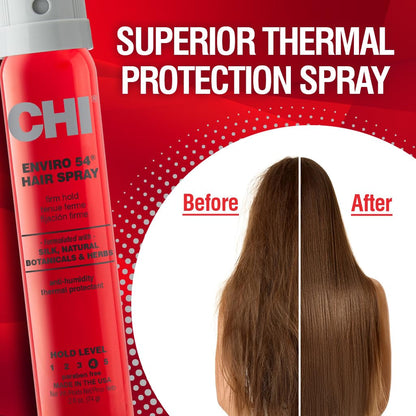 Enviro 54 Hairspray, Firm Hold, Lightweight Spray to Finish & Secure Hairstyles, Sulfate & Paraben-Free, 2.6 Oz
