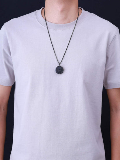 Religious Jewelry Obsidian Stone Necklace