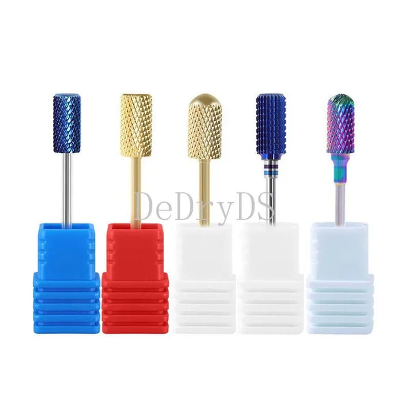 Tungsten Diamond Milling Cutter Nail Art Drill Bit for Manicure Nail Files Electric Rotary Mills Nail Gel Remove Grinder
