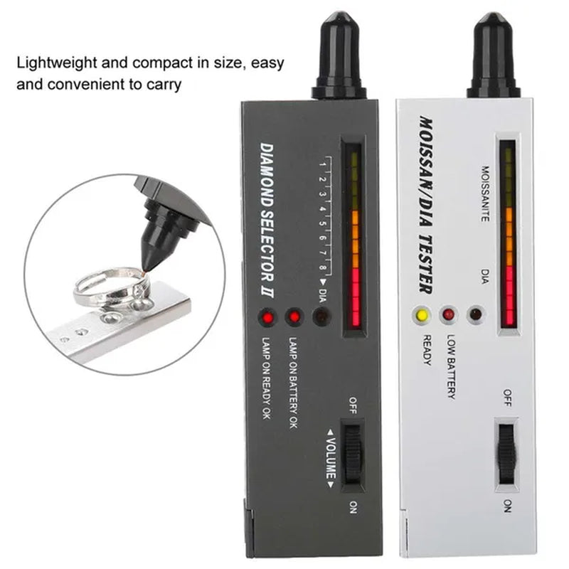 Jewerly Diamond Tester and Moissanite Tester, LED Diamond Detector Selector, Gems Stone Hardness Test Tool Diamond Testers