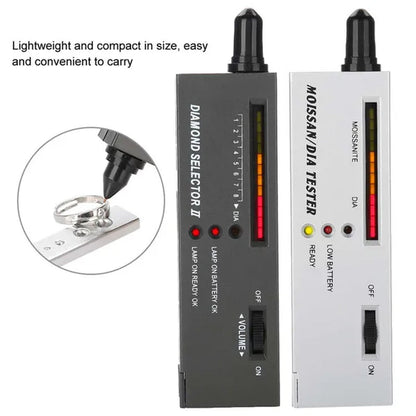 Jewerly Diamond Tester and Moissanite Tester, LED Diamond Detector Selector, Gems Stone Hardness Test Tool Diamond Testers