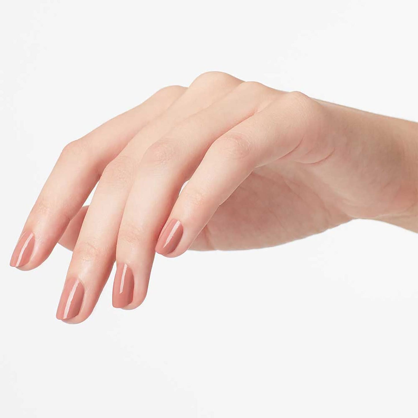 OPI Infinite Shine 2 Long-Wear Lacquer, Barefoot in Barcelona, Nude Long-Lasting Nail Polish, 0.5 Fl Oz
