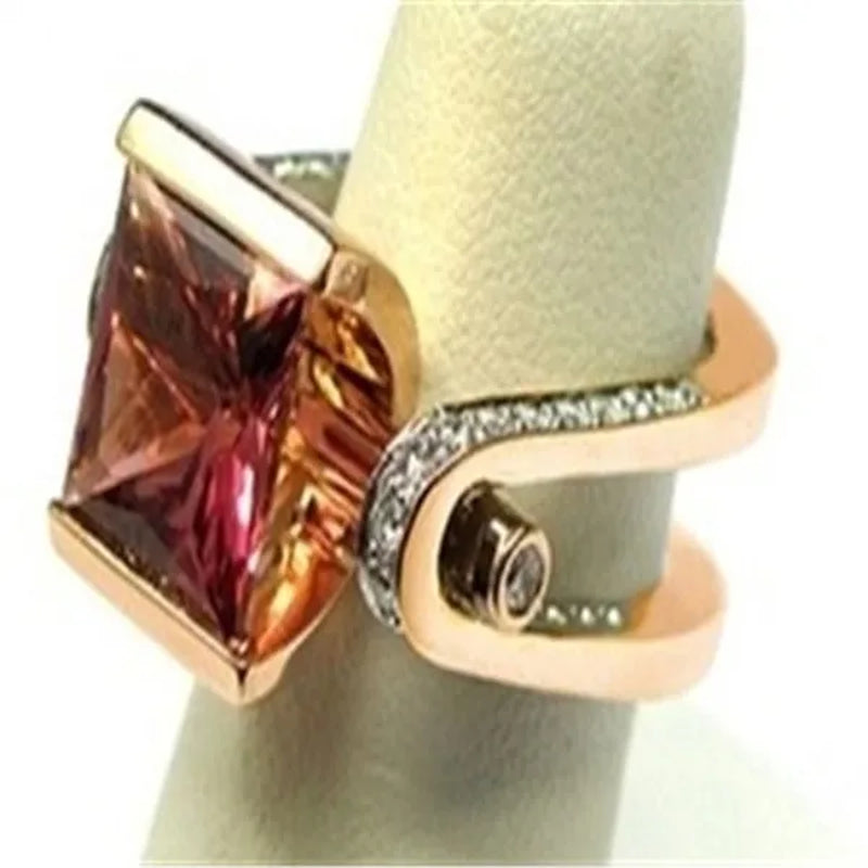 New Fashion Exquisite Ladies Jewelry 925 Sterling Silver Ruby Ring Princess Bride Engagement Ring Jewelry Size US5-12