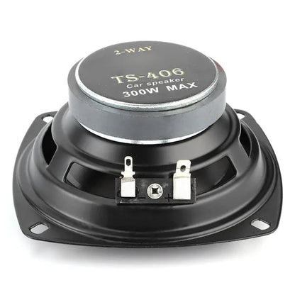 4In 12V 300W Coaxial Speaker Stereo Music High Sensitivity Hifi Loudspeaker for Car Audio System Omr - WORLD TIME VISITS