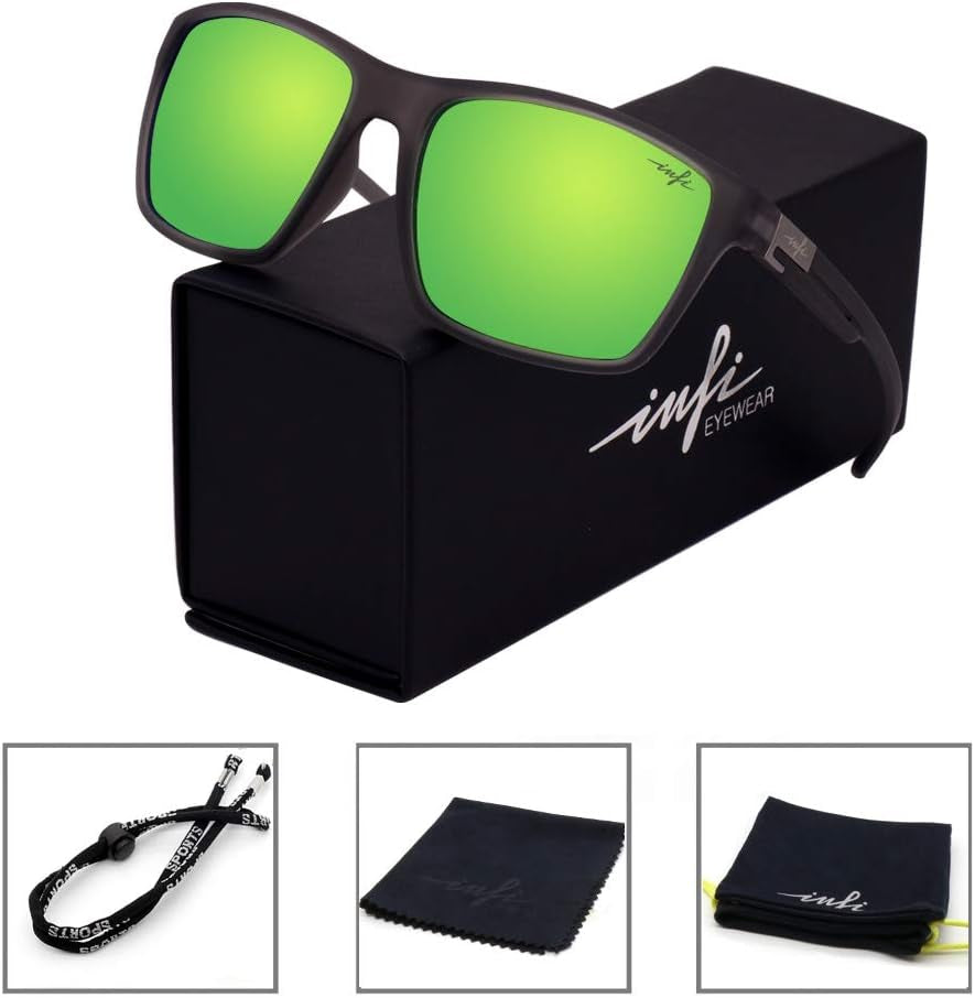 Fishing Polarized Sunglasses for Men Driving Running Golf Sports Glasses Square UV Protection Designer Style Unisex
