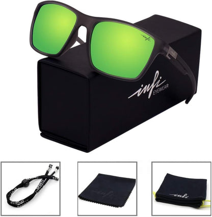 Fishing Polarized Sunglasses for Men Driving Running Golf Sports Glasses Square UV Protection Designer Style Unisex