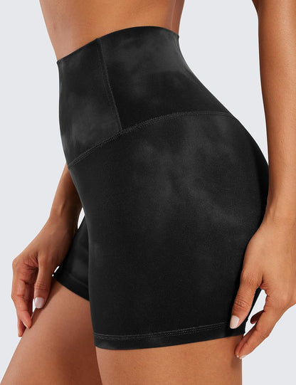 Womens Butterluxe Biker Shorts 4'' - High Waisted Booty Workout Volleyball Yoga Spandex