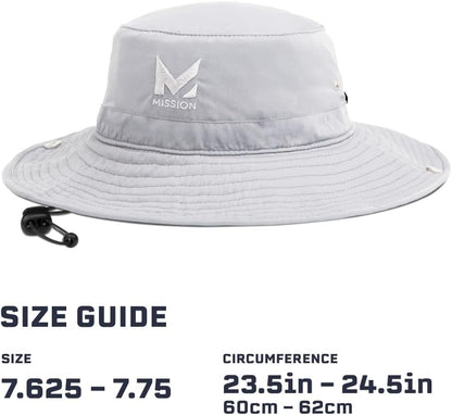 Cooling Bucket Hat - Unisex Wide-Brim Hat for Men & Women - Lightweight, Foldable & Durable - Cools up to 2 Hours