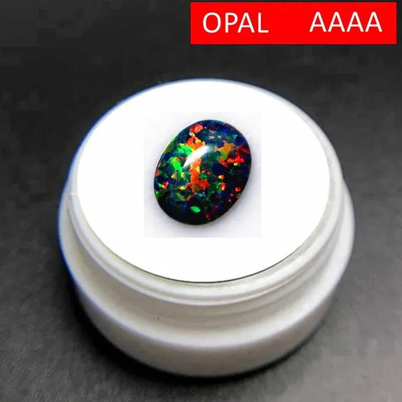 Brilliant MIX OPAL Gem OVAL Cabochon Cut 7X9mm AAAAA VVS Loose Gemstone Jewelry Making Ring