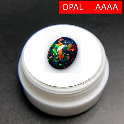 Brilliant MIX OPAL Gem OVAL Cabochon Cut 7X9mm AAAAA VVS Loose Gemstone Jewelry Making Ring