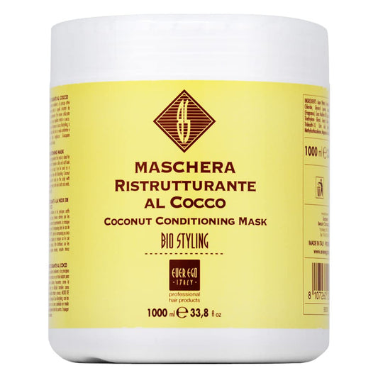Al Cocco Coconut Conditioning Mask 33.8Oz + Processing Cap (2 Packs)