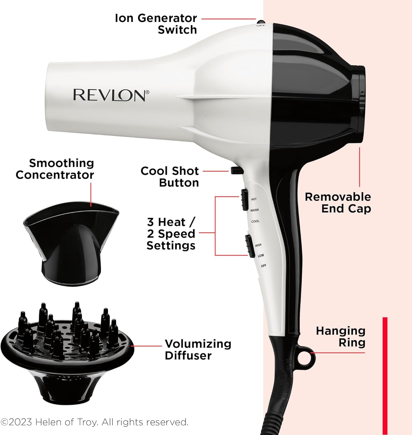 Shine Booster Hair Dryer | 1875W Smooth Blowout and Maximum Volume