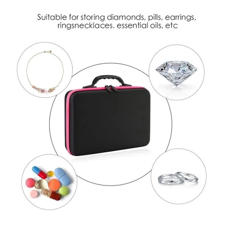 20/40/80 Holds Rhinestone Painting Storage Bag Diamond Embroidery Box Diamond Painting Accessory Case Clear plastic Beads Weather Storage Boxes Cross Stitch Tools