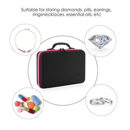 20/40/80 Holds Rhinestone Painting Storage Bag Diamond Embroidery Box Diamond Painting Accessory Case Clear plastic Beads Weather Storage Boxes Cross Stitch Tools