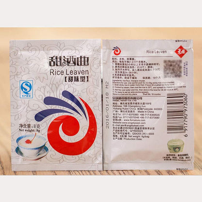 5 Packs Chinese Sweet Rice Wine Fermentation Starter Leaven Powder Making Home as Shown