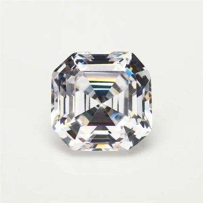 Unheated 8.30 Cts Natural Gemstone White Sapphire 10x10mm Square Cut Gem Sri-Lanka VVS
