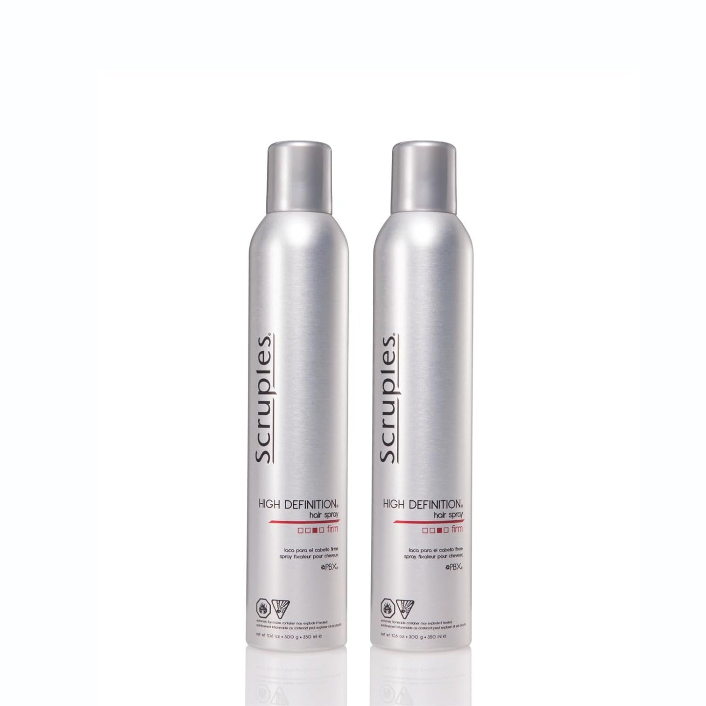 High Definition Hair Spray - Volumizing Hairspray with Extra Hold & Shine - for All Hair Types, Volumizing Spray Is Humidity Resistant, Smoothing, & Non-Sticky, 10.6 Oz (Pack of 2)