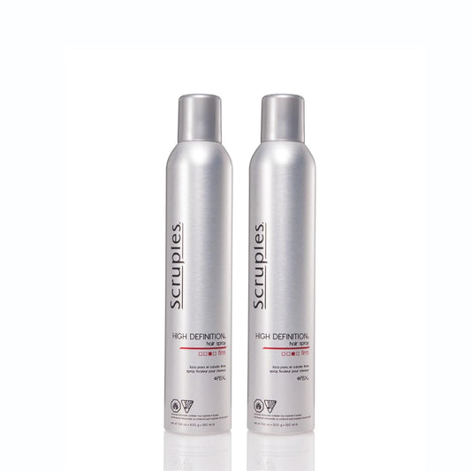 High Definition Hair Spray - Volumizing Hairspray with Extra Hold & Shine - for All Hair Types, Volumizing Spray Is Humidity Resistant, Smoothing, & Non-Sticky, 10.6 Oz (Pack of 2)