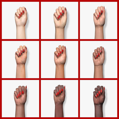 Beetles Gel Nail Polish, 1 Pcs 15Ml 0.51 FL.OZ Red Color Soak off U V LED Gel Polish Nail Art Design Manicure Salon DIY Salon Gel