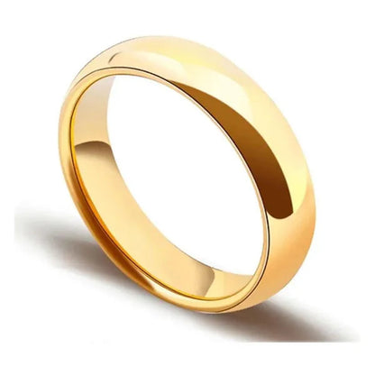 Couple Ring Simple Fashion Style Fine Jewelry Fashion Luxury Golden Engagement Wedding Ring Anniversary Gift Men and Women Ring