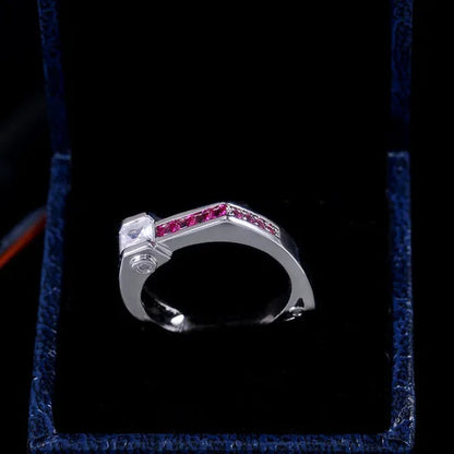Elegant Creative Simple Women Fashion Zircon Jewelry Zircon Ring Ms. Engagement Wedding Ring Halloween Gift Anniversary Gift Jewelry Size US5-11