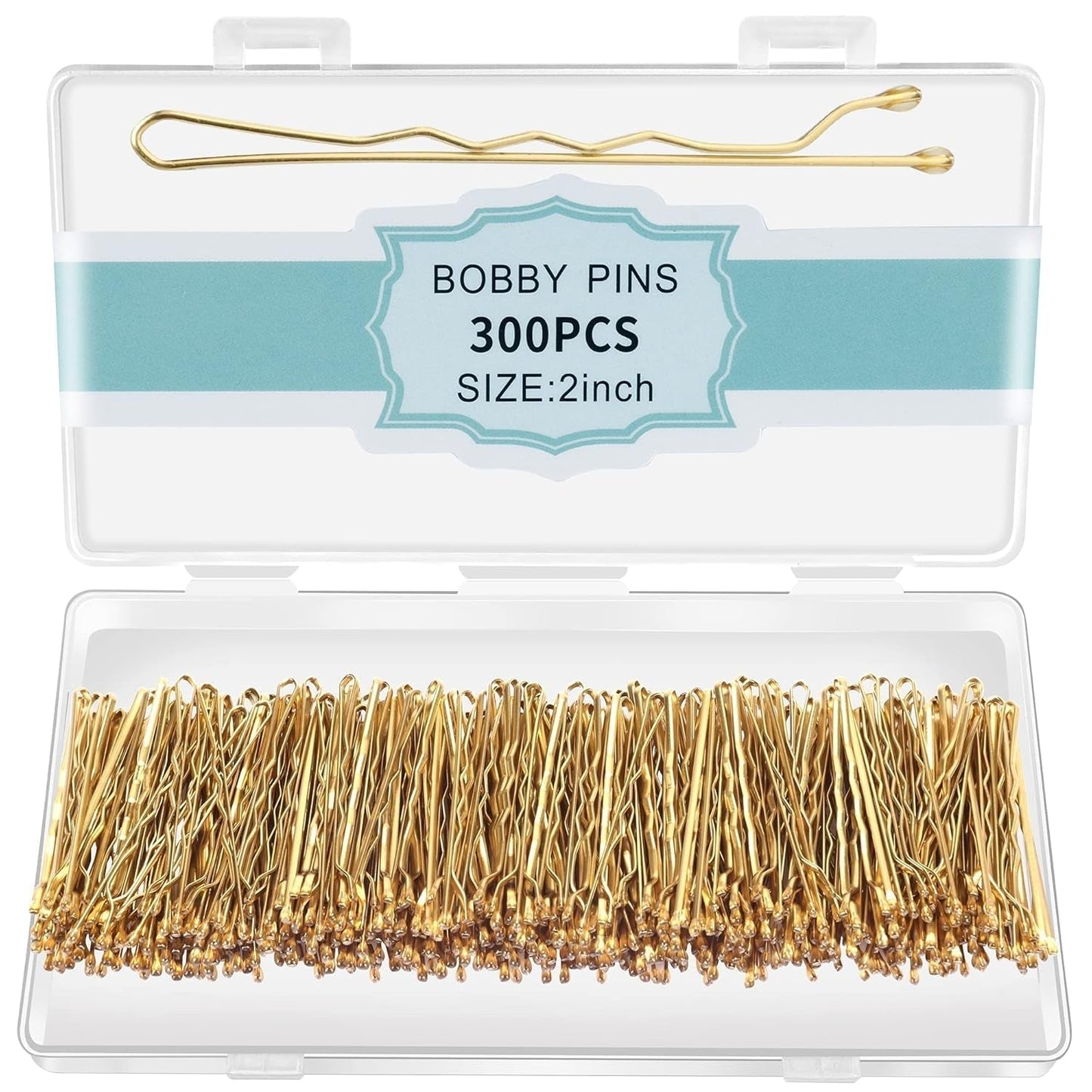 300 Pcs Bobby Pins Blonde, Blonde Hair Pins for Women Girls and Kids (Blonde) - WORLD TIME VISITS