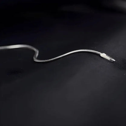 Silver 1Mm Snake Chain Necklace 16"~30" NEW