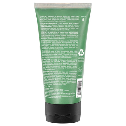 Style Not so Hard up Medium Holding Gel, 5.1 Oz | Flexible Formula | Allows for Re-Styling | All Hair Types
