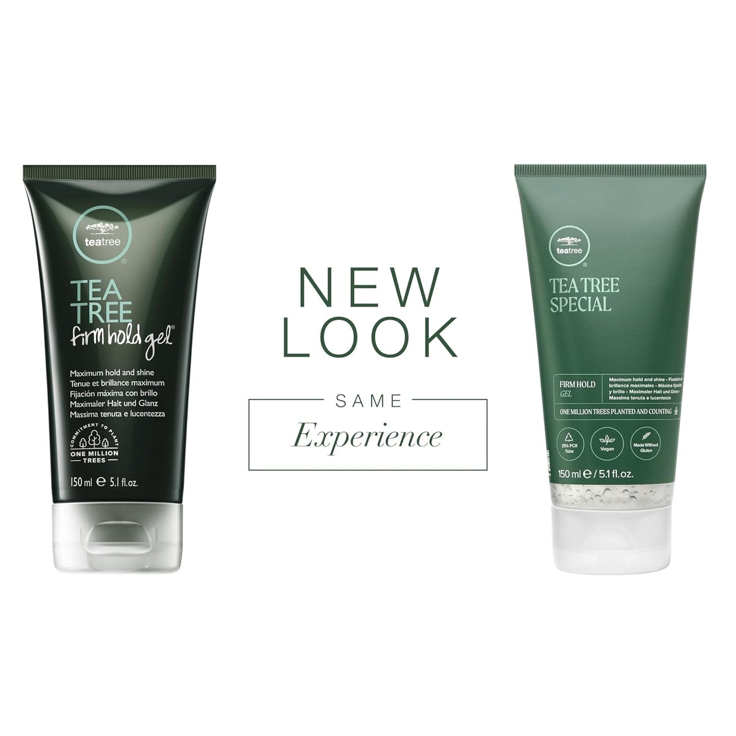Tea Tree Firm Hold Gel, Hair Gel, Maximum Hold, High-Shine Finish, for All Hair Types - WORLD TIME VISITS